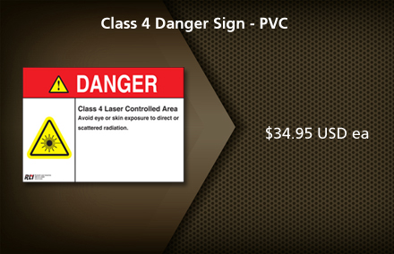 Class 4 Danger Sign