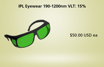 IPL Eyewear 190-1200nm VLT: 15%