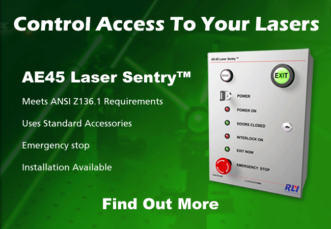 Access Control With theAE45 Laser Sentry™Entryway Control System