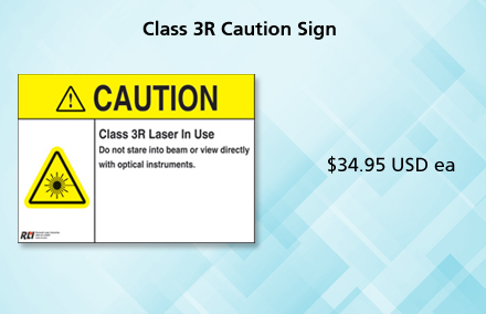 Class 3R Caution Sign