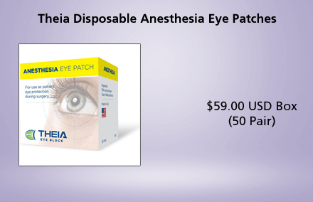 Theia Disposable Anesthesia Eye Patches