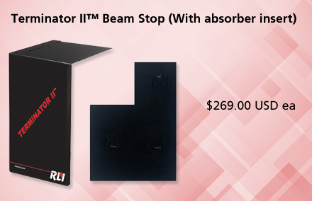 Terminator II™ Beam Stop (With absorber insert)