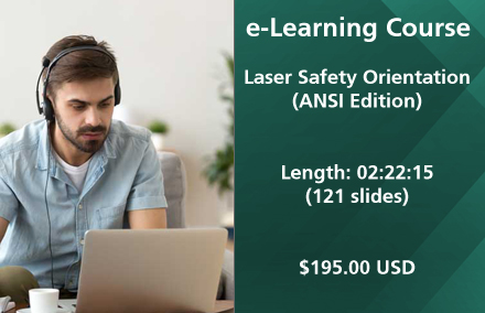 Laser Safety Orientation (ANSI Edition)