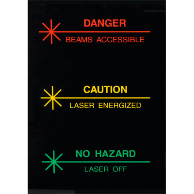 Replacement Sign Tri-Lume™ Three-Way Illuminated Warning Signs