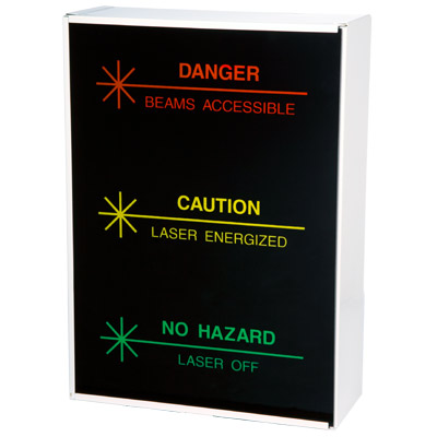 TRI-LUME™ Three-Way Illuminated Warning Sign