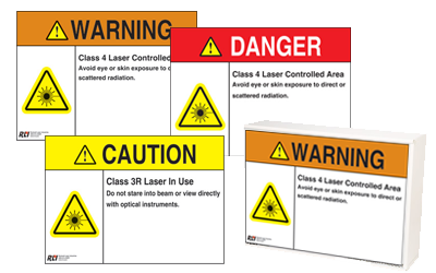 Laser Warning Signs