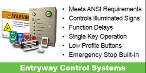 laser entryway control