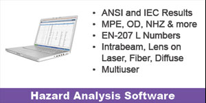 laser hazard analysis software